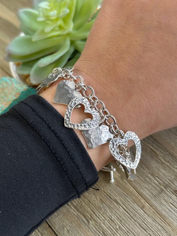 Sterling Heart Bracelet