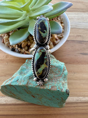 2 Stone Black Jack Ring