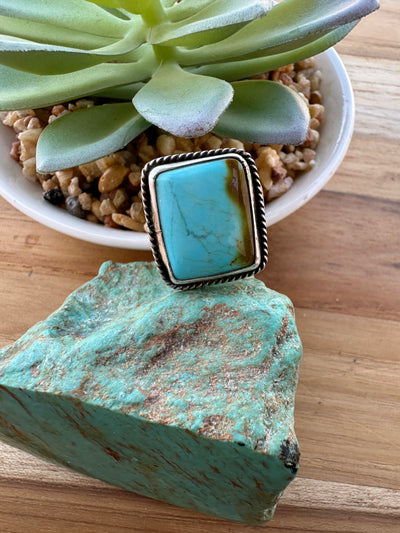 Single Stone Sunshine Reeves Kingman Ring