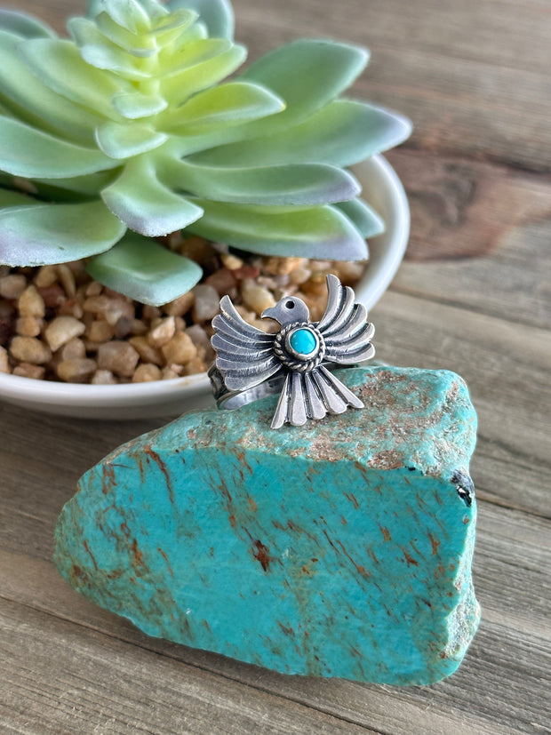 Thunderbird Turquoise Ring