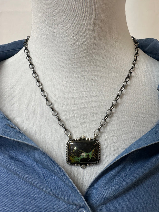Black Jack Square Necklace