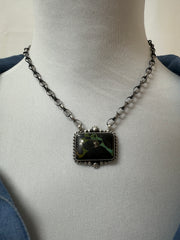 Black Jack Square Necklace