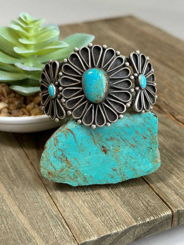 Sterling Silver and Turquoise Cuff