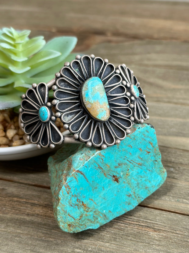 Sterling Silver and Turquoise Cuff