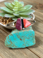 Spiny 2 Stone Cuff