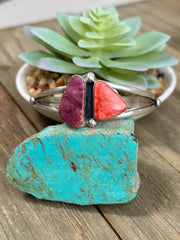 Spiny 2 Stone Cuff