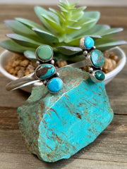 Reverse Turquoise Cuff