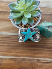 Kingman Turquoise Sunshine Reeves Star Bracelet
