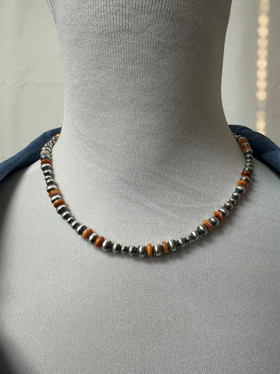 Spiny & Pearl Necklace