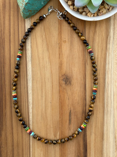 20" Tiger Eye Necklace