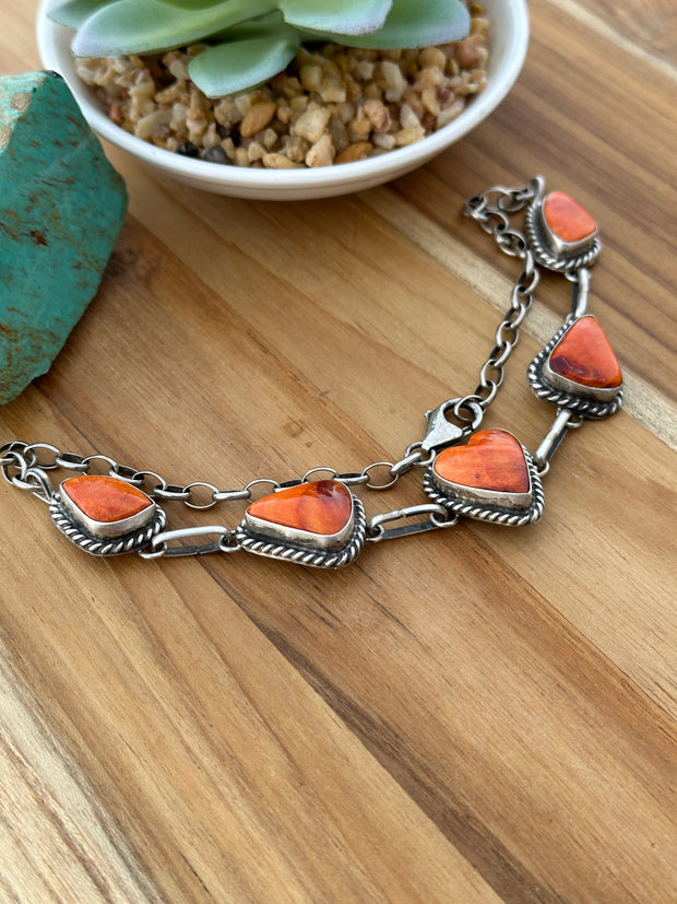Spiny Heart Pendant Necklace