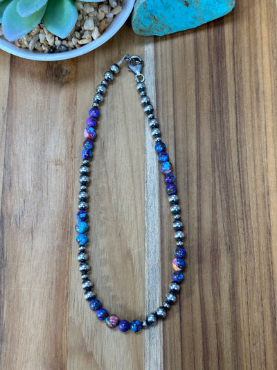 Navajo Style and Mohave Necklace