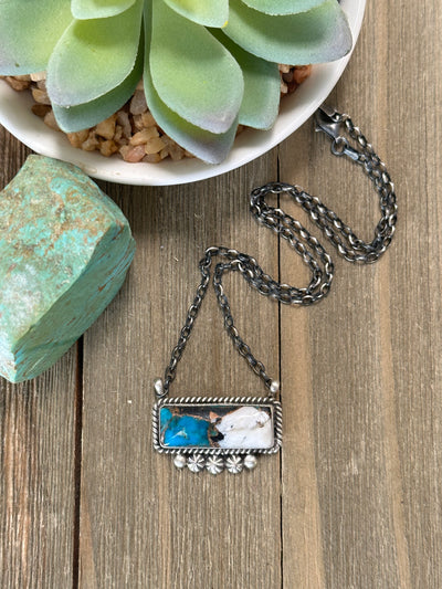 Kingman Crush Bar Necklace