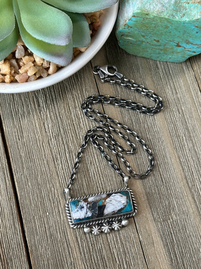 Kingman Crush Bar Necklace