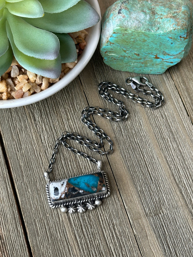 Kingman Crush Bar Necklace