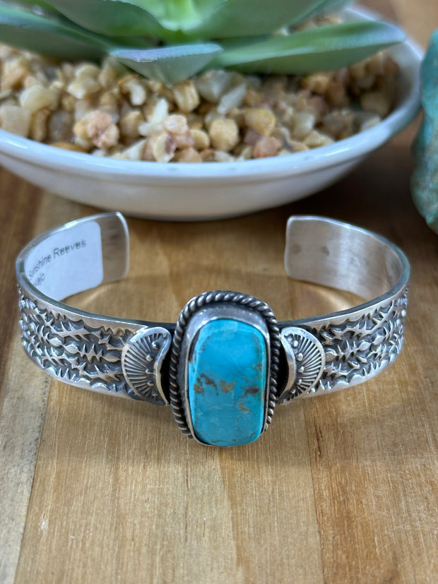 Sunshine Reeves Kingman Rectangle Stone Cuff
