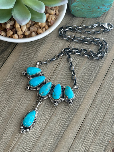 Turquoise Bib Necklace