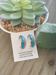 Turquoise Hoop Earrings