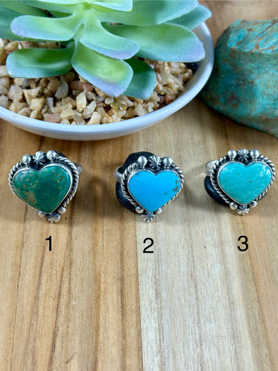 Kingman Heart Rings