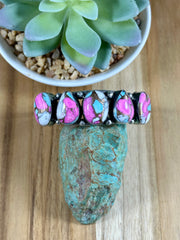 Cotton Candy 5-Stone Cuff