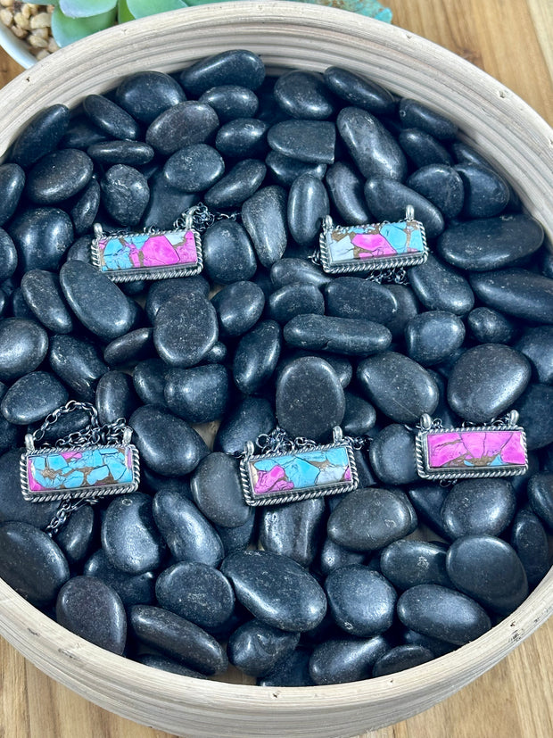 16" Cotton Candy Bar Necklaces