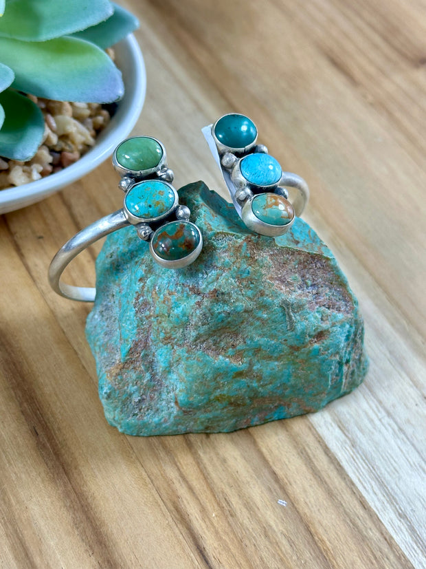 Reverse Turquoise Cuff
