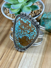 #8 Turquoise Single Stone Cuff