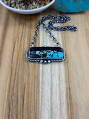 Black Jack Fixed Pendant Necklace