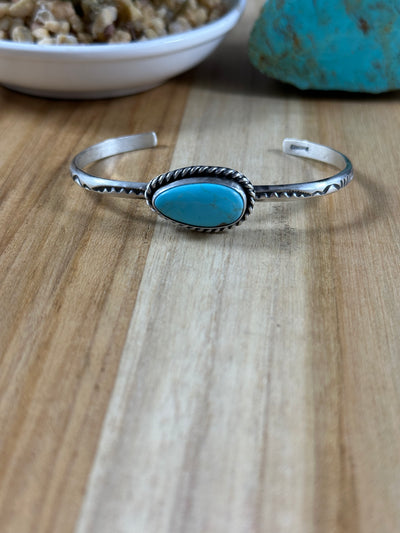 Single Stone Kingman Cuff