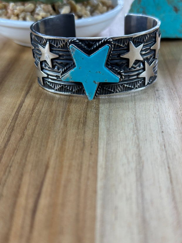 Sterling Silver Kingman Star Bracelet