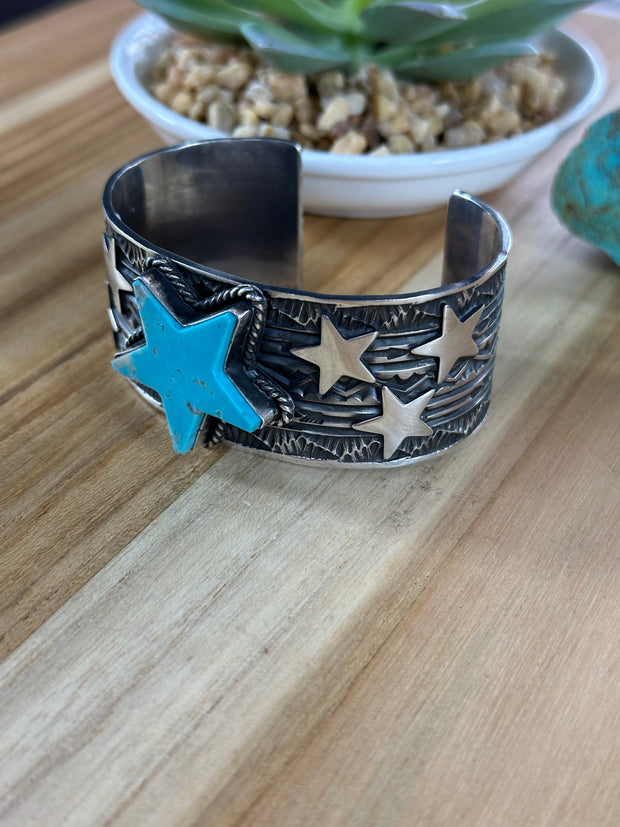 Sterling Silver Kingman Star Bracelet