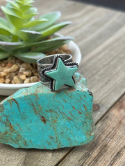 Turquoise Star Ring