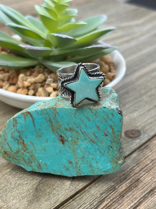 Turquoise Star Ring