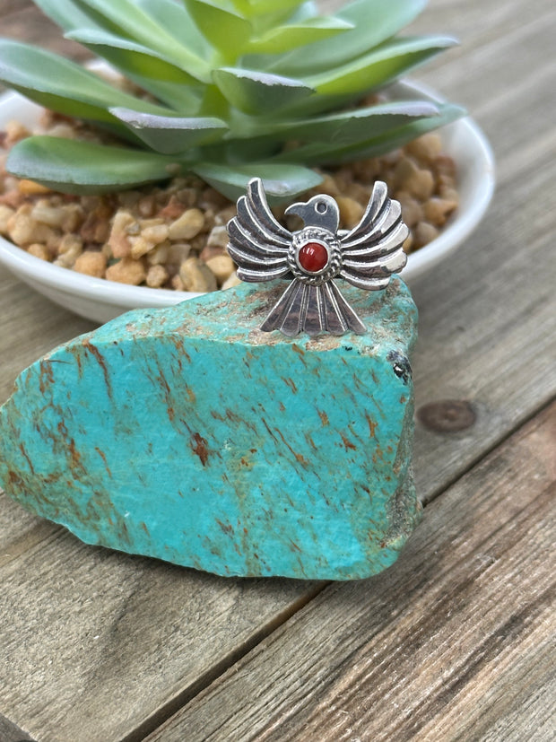 Thunderbird Coral Ring