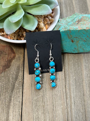 Kingman Turquoise Dangle Earrings