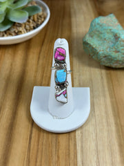 3 stone cotton candy ring