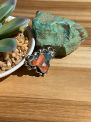 Spiny Turquoise Mix Cow Ring
