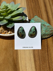 Black Jack Stud Earrings