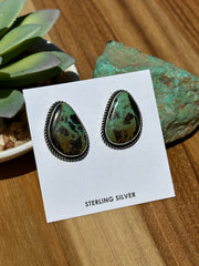 Black Jack Stud Earrings