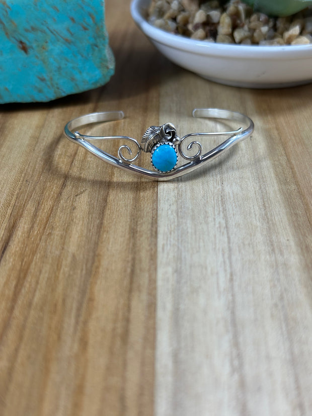 Kingman leaf bracelet