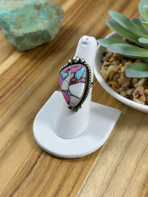 Cotton Candy Adjustable Ring