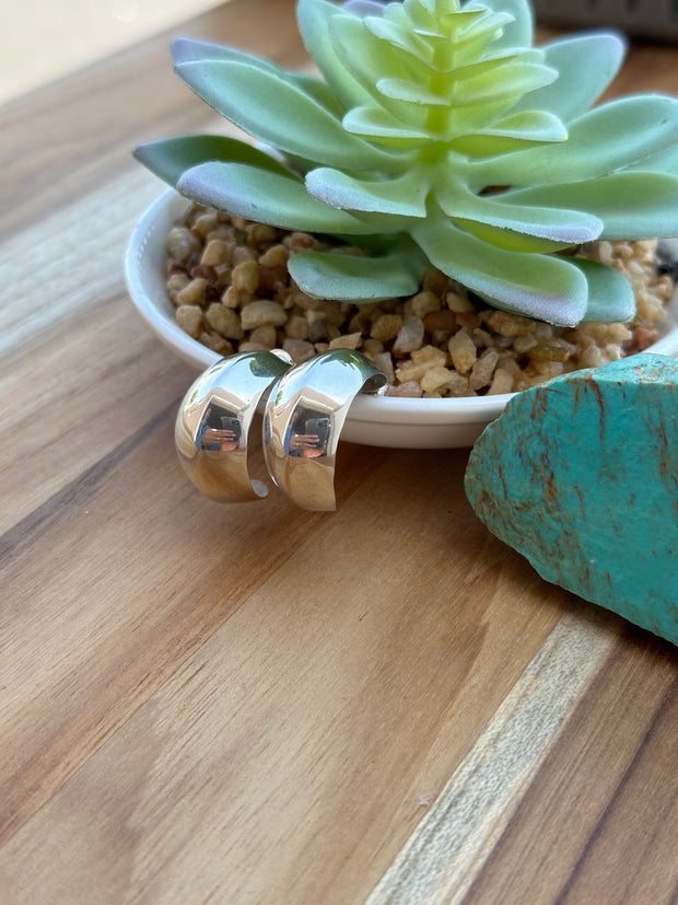 Sterling Silver Hoop Earrings