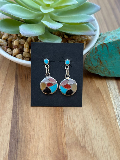 Zuni Round Earrings