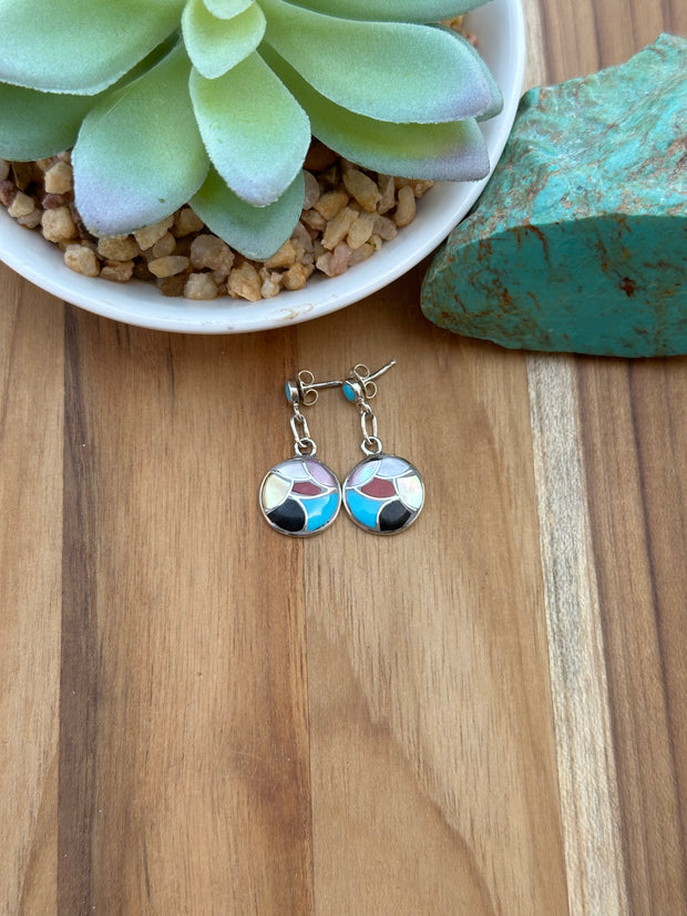 Zuni Round Earrings