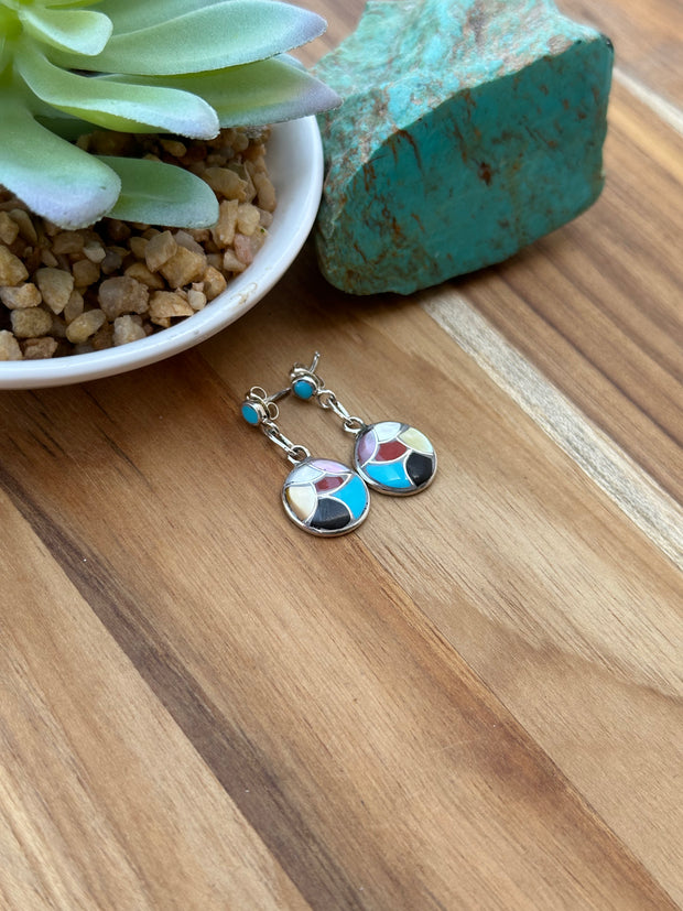 Zuni Round Earrings