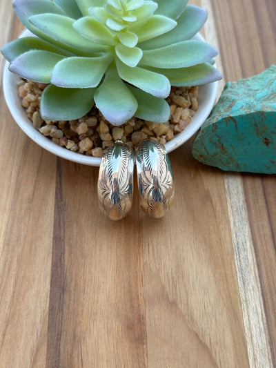 Sterling Silver Hoop Earrings