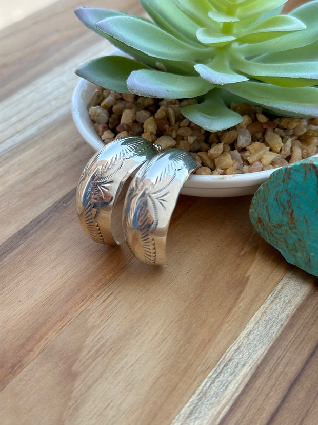 Sterling Silver Hoop Earrings