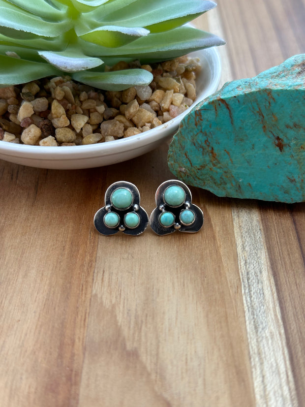 Kingman 3 Stone Earring