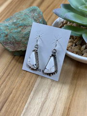 White Buffalo Dangle Earing