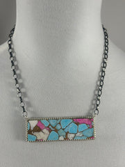 Large Cotton Candy Bar Necklace